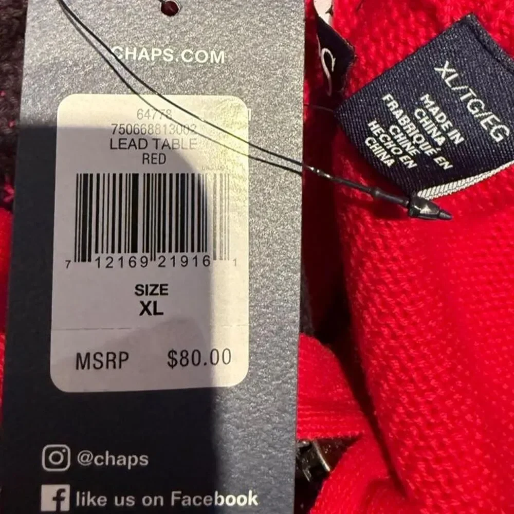 Chaps red christmas